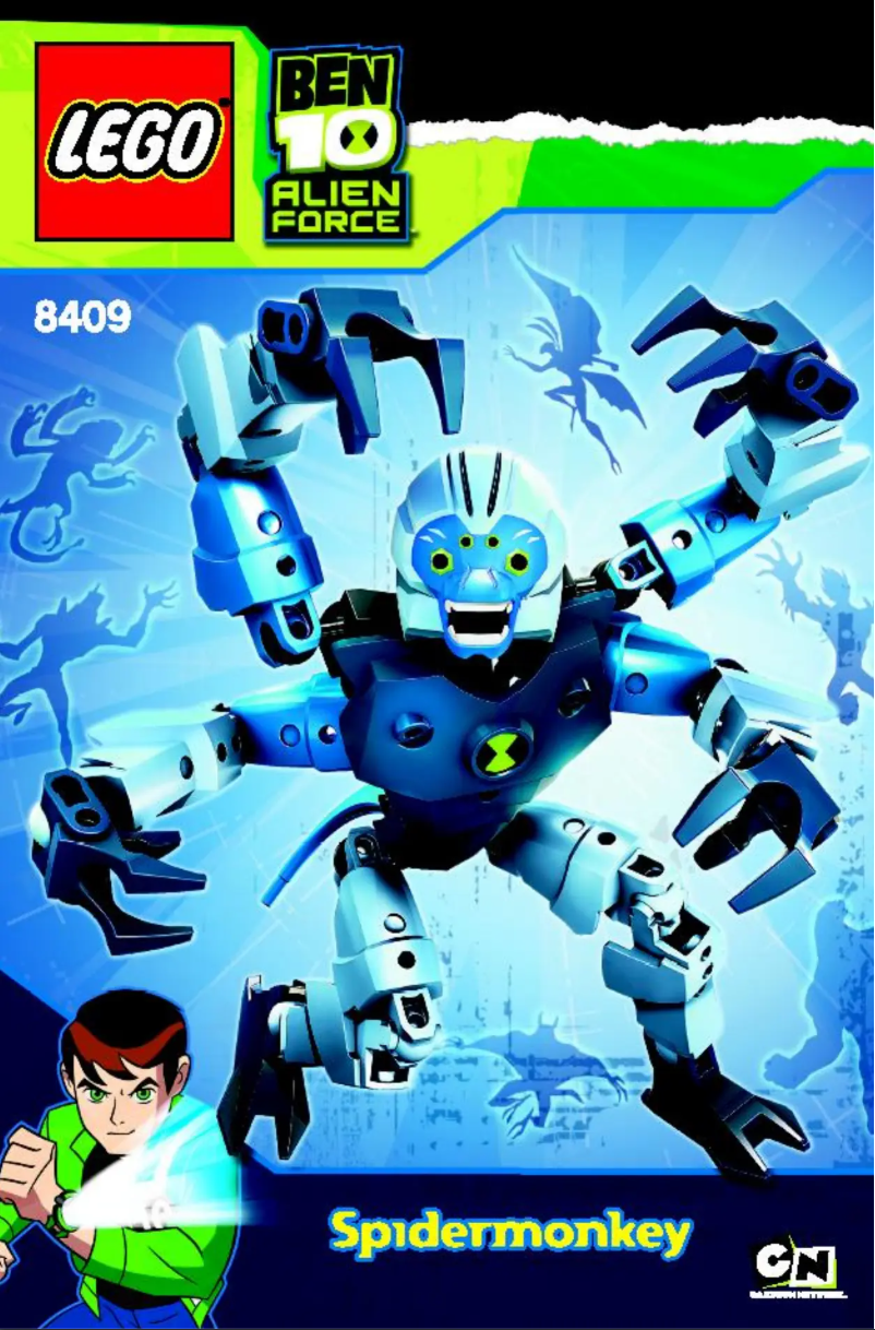 Página 1 del manual Instrucciones visuales Lego Ben 10 8409