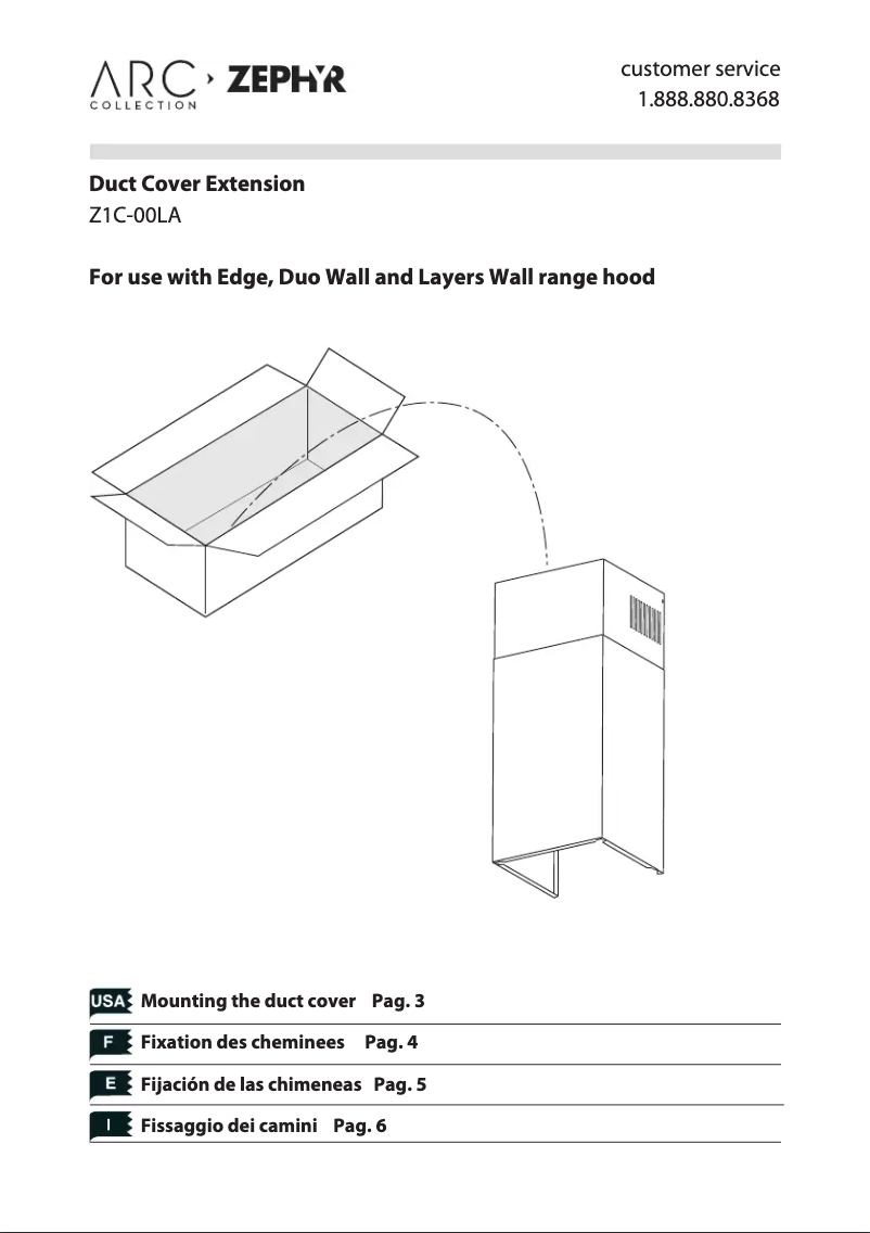 Imagen de la primera página del manual del dispositivo Z1C-00LA