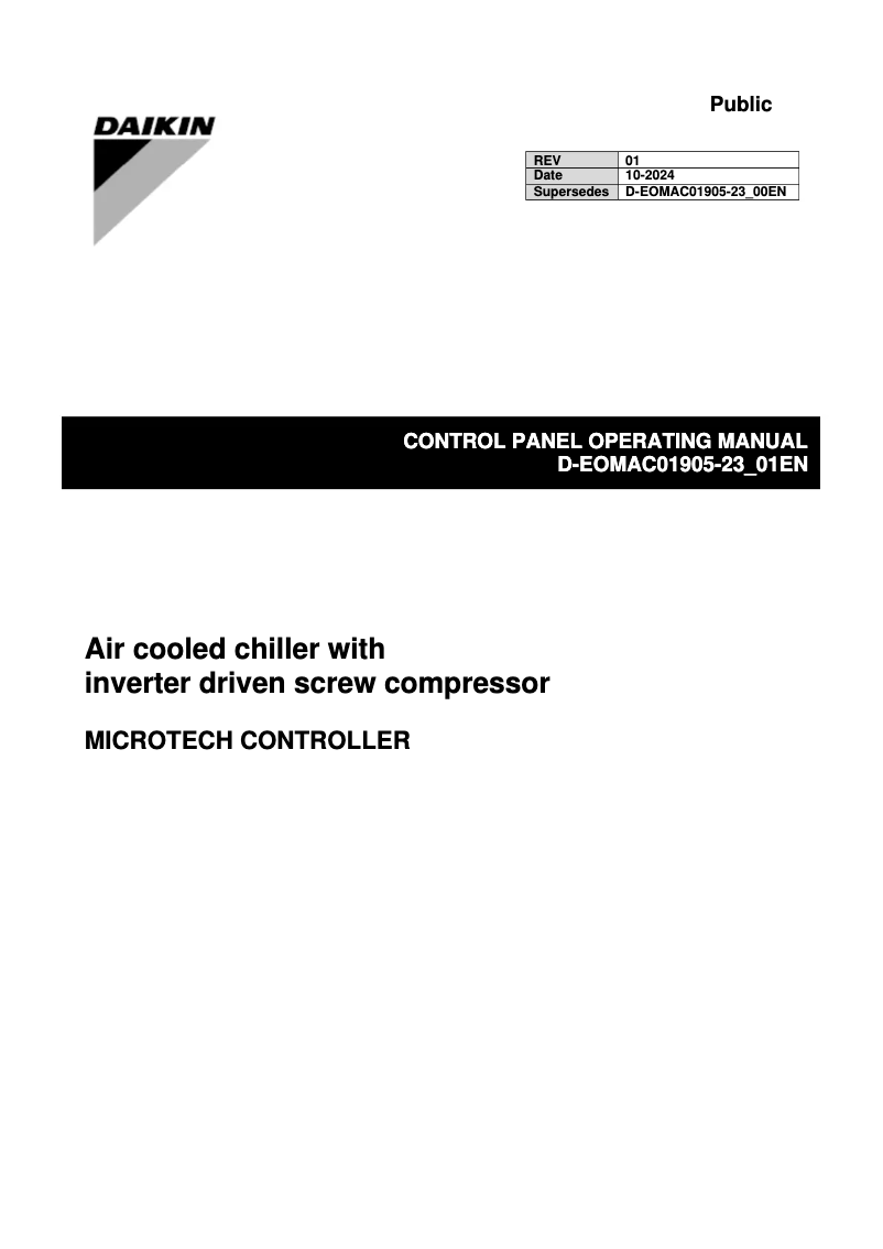 Imagen de la primera página del manual del dispositivo EWADC15TZSRC2