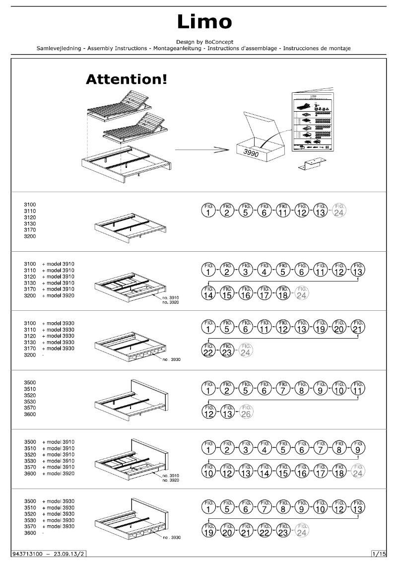 Imagen de la primera página del manual del dispositivo Limo