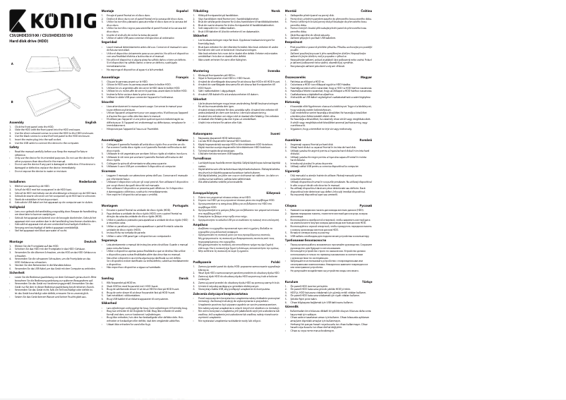 Página 1 del manual Manual de usuario Konig CSU3HDE35S100