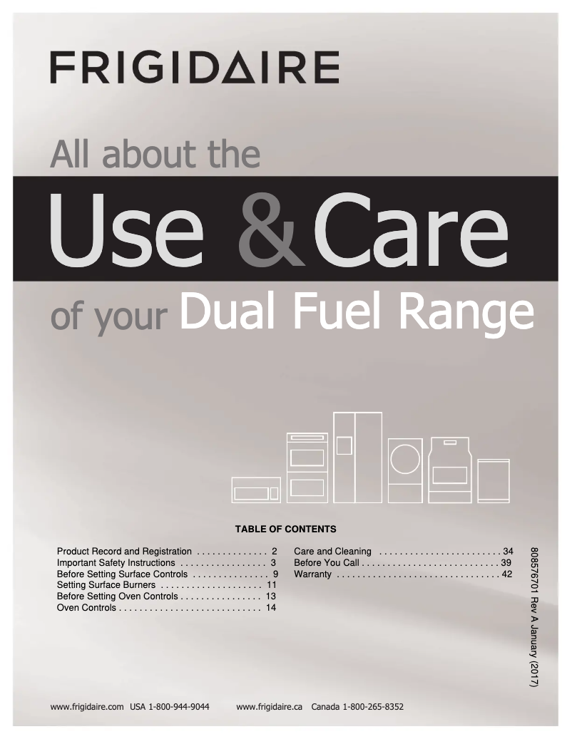 Imagen de la primera página del manual del dispositivo FGDF4085TS