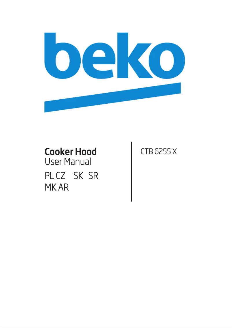 Página 1 del manual Manual de usuario Beko CTB 6255 X
