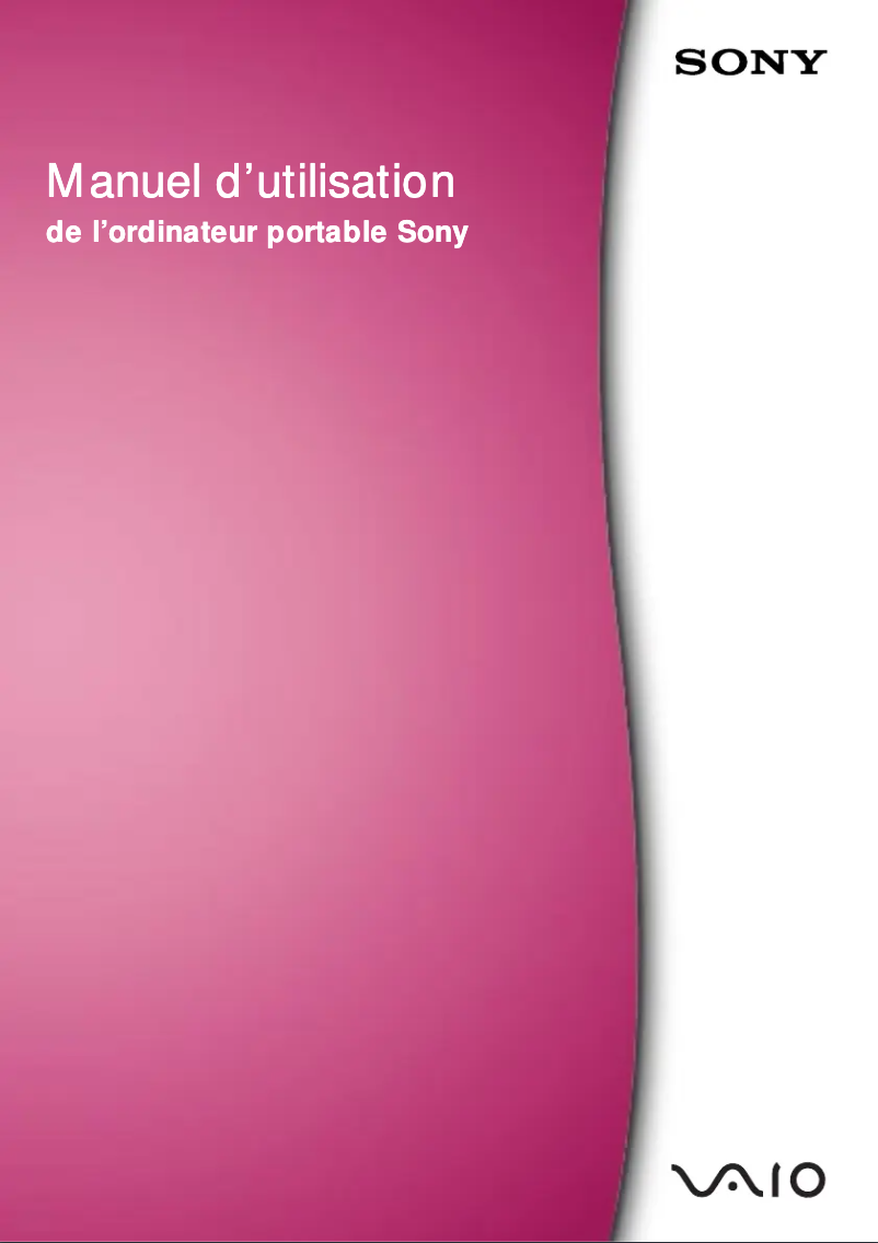 Imagen de la primera página del manual del dispositivo Vaio PCG-F250