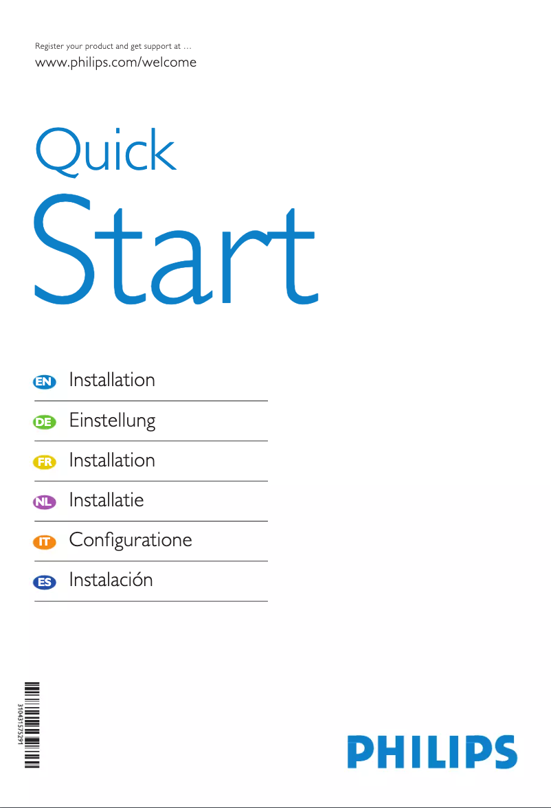 Imagen de la primera página del manual del dispositivo 32PFL7623D