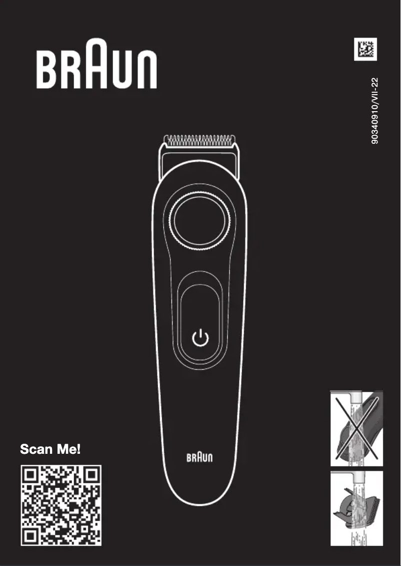 Página 1 del manual Manual de usuario Braun BT3410