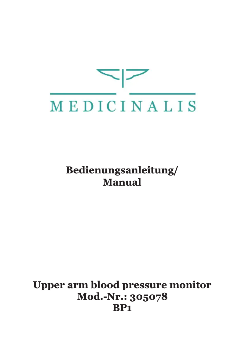 Página nº 1 - Manual de usuario Medicinalis 305078