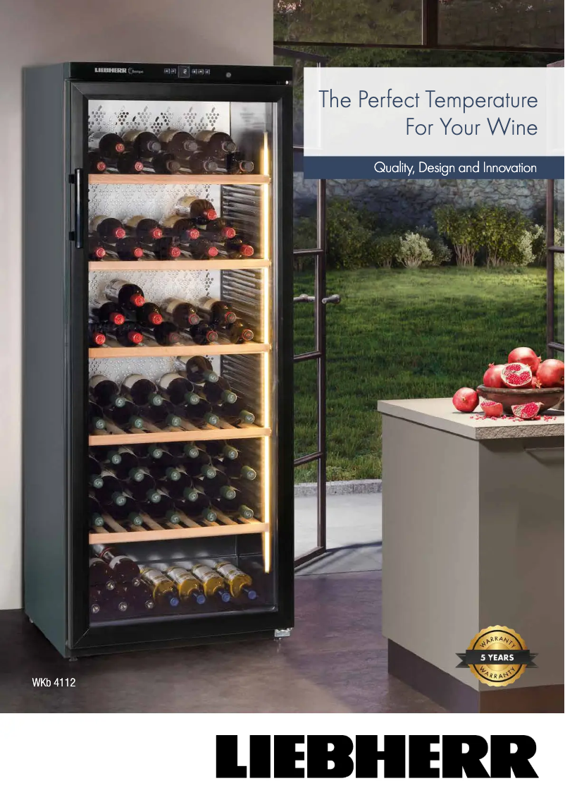 Página 1 del manual Ficha técnica Liebherr WKB4112LH