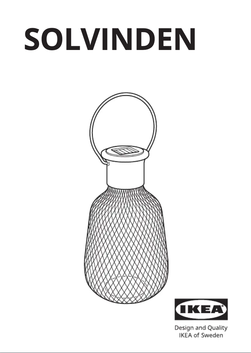 Imagen de la primera página del manual del dispositivo SOLVINDEN 605.138.46