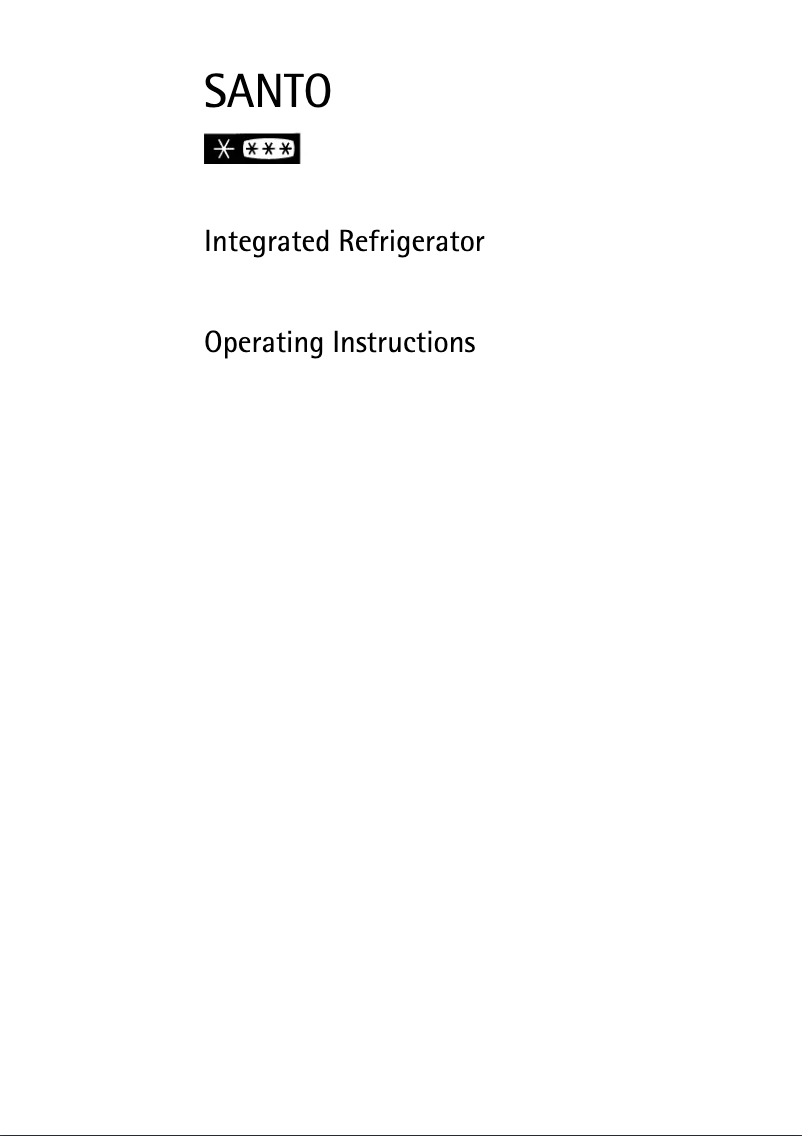 Imagen de la primera página del manual del dispositivo Santo 1644-6i