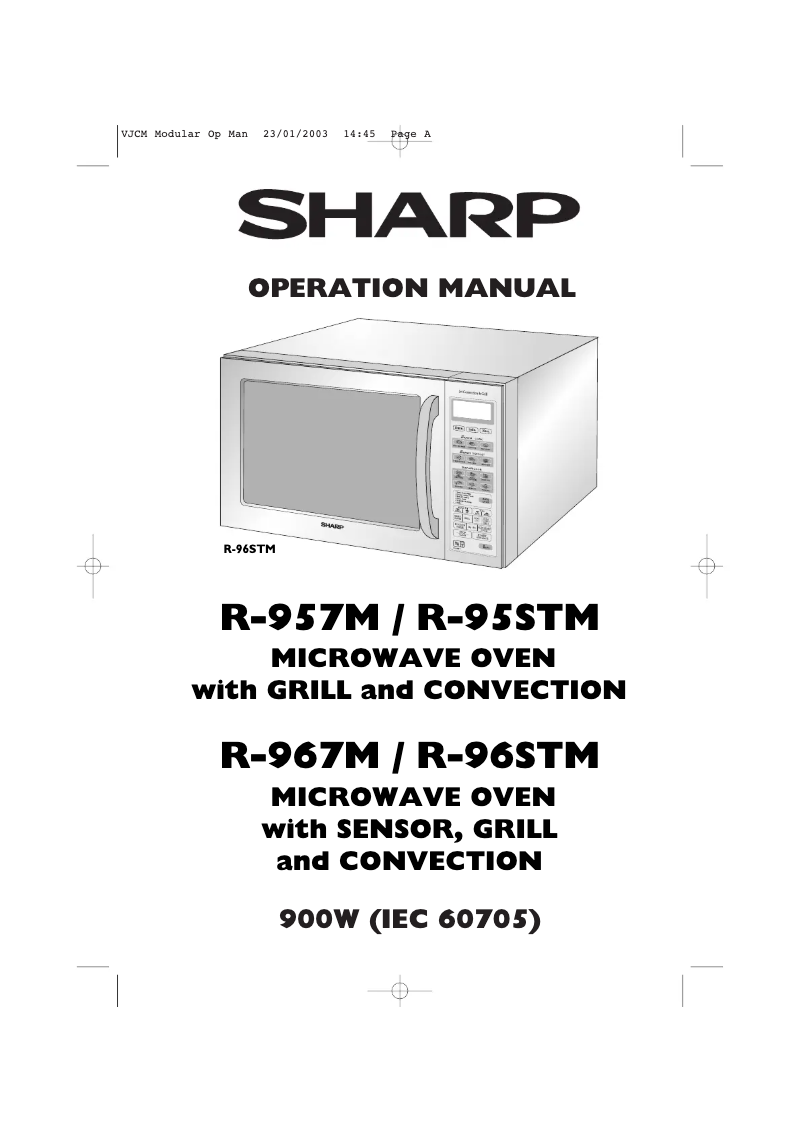Imagen de la primera página del manual del dispositivo R-957M