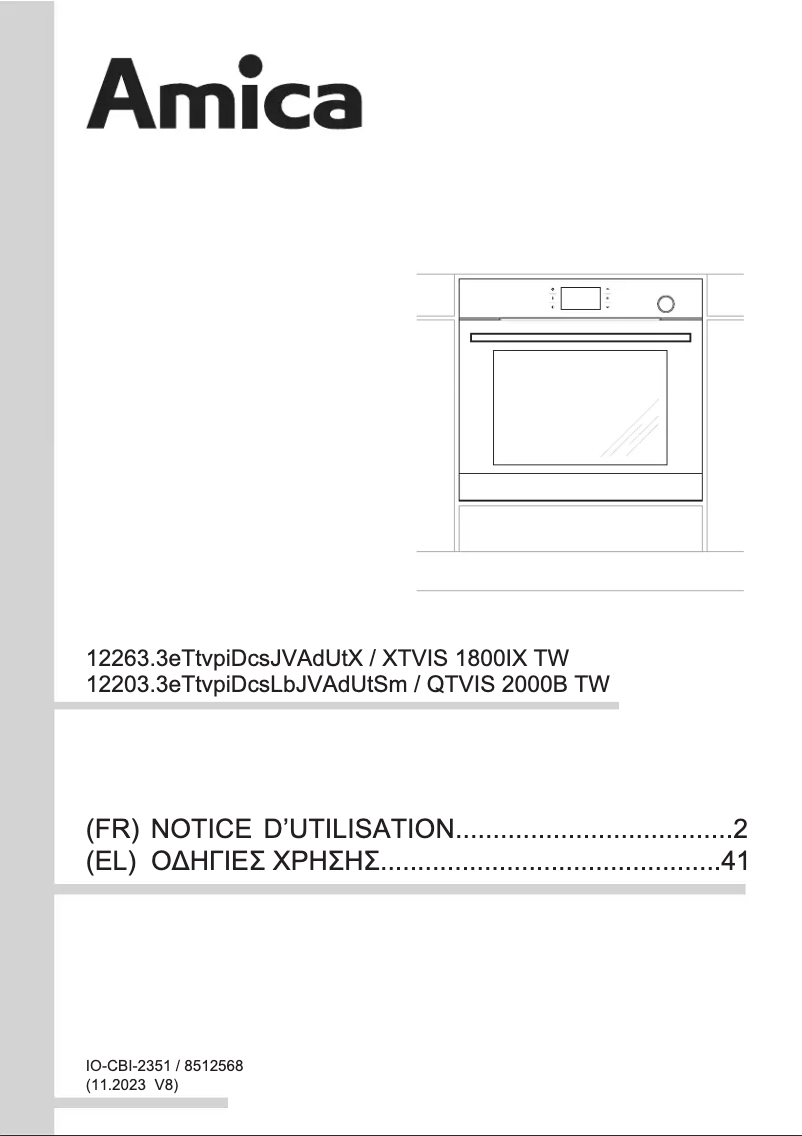 Página nº 1 - Manual de usuario Amica QTVIS 2000B TW