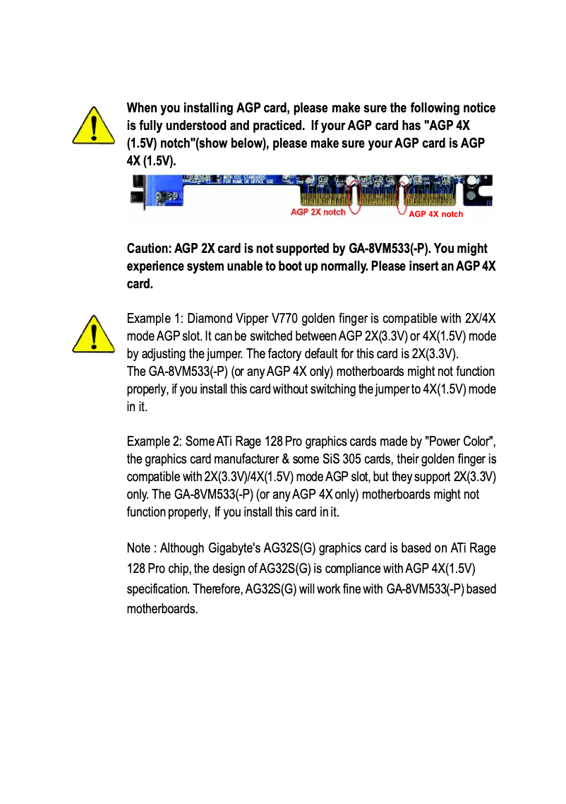 Página 1 del manual Manual de usuario Gigabyte GA-8VM533P