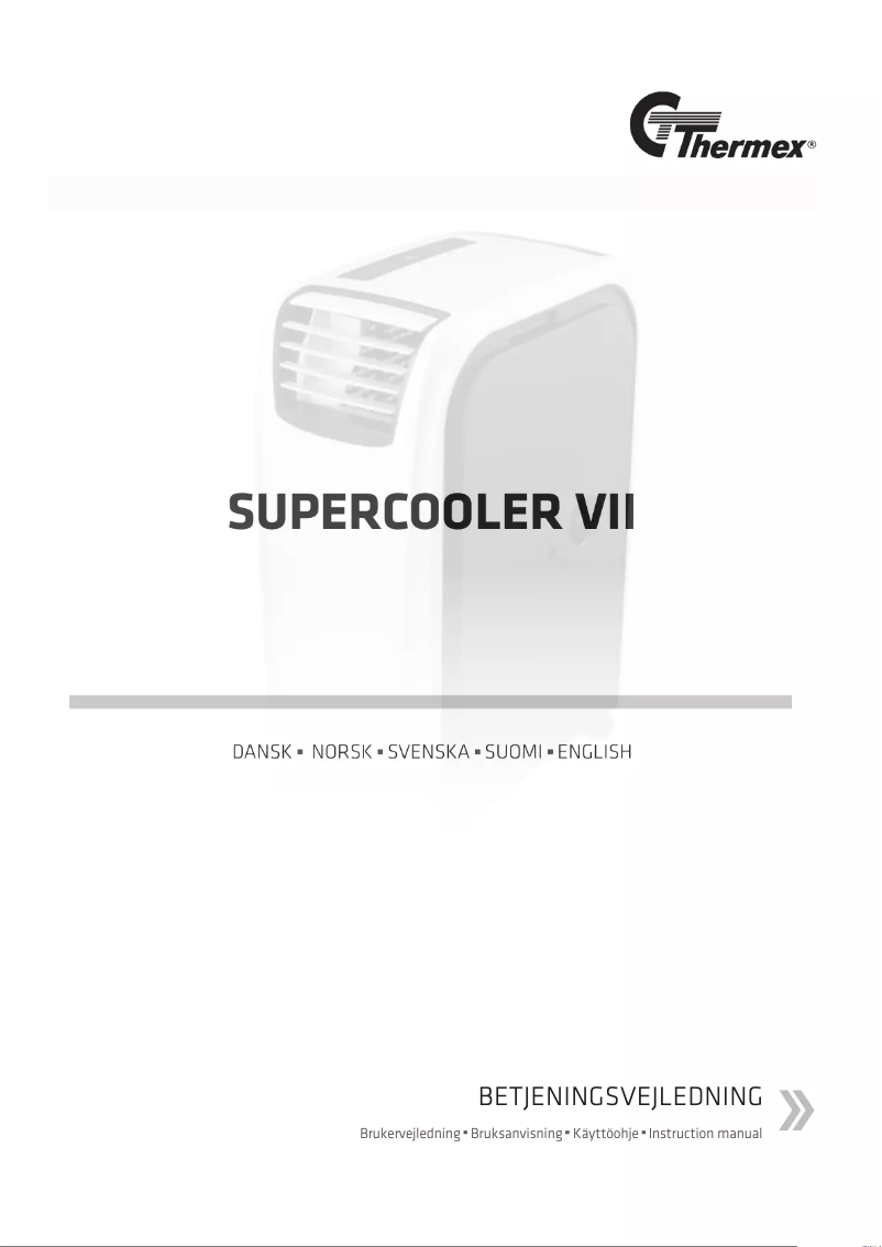 Página 1 del manual Manual de usuario Thermex SuperCooler VII