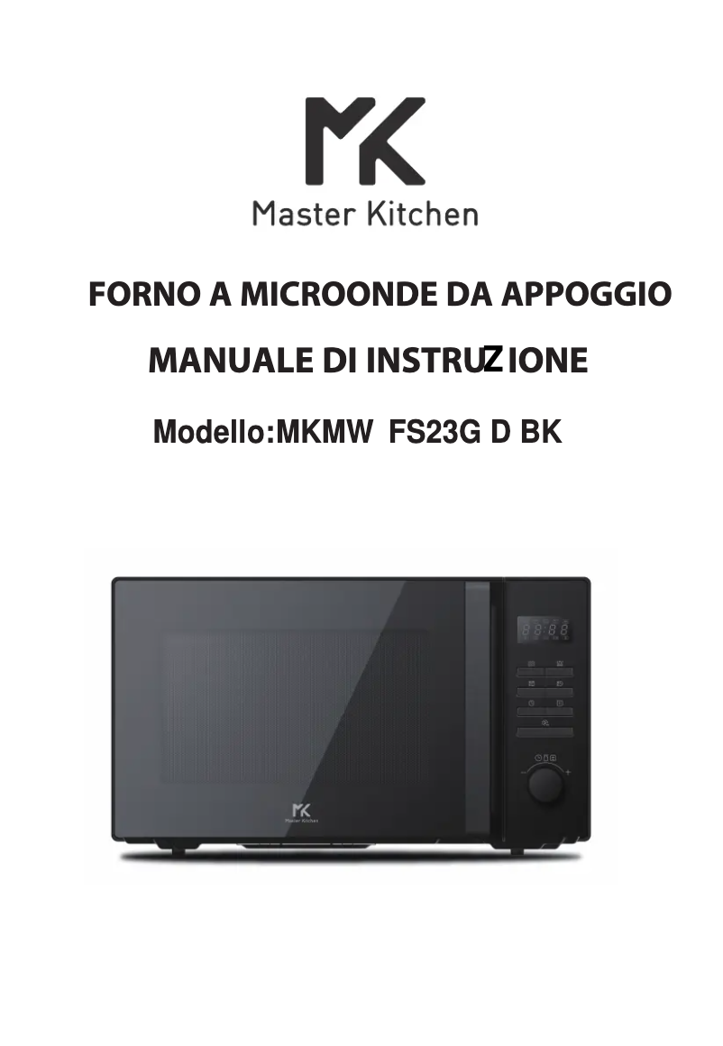 Imagen de la primera página del manual del dispositivo MKMW FS23G D BK