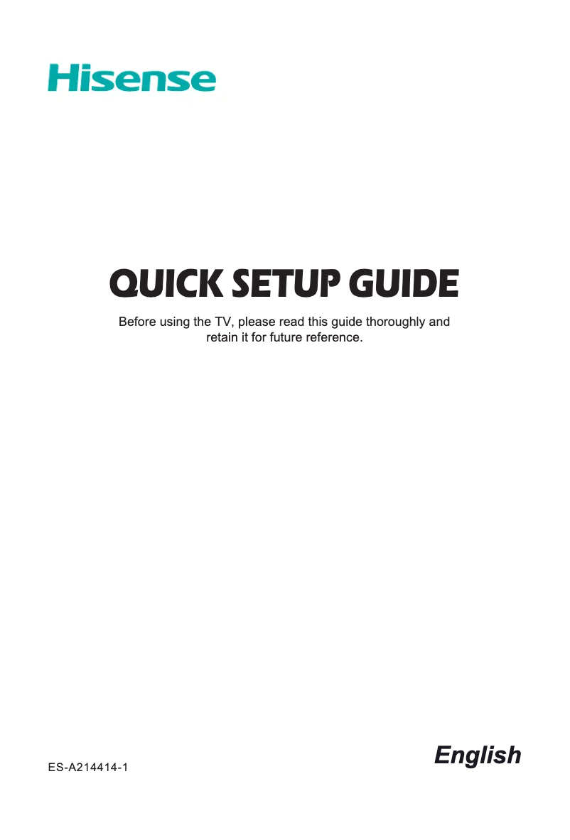 Imagen de la primera página del manual del dispositivo 55A6BG