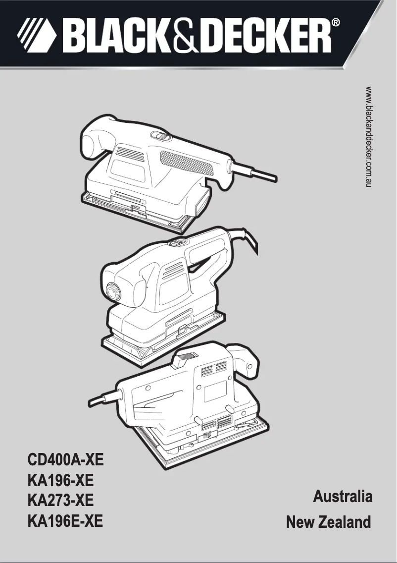Página 1 del manual Manual de usuario Black & Decker CD400