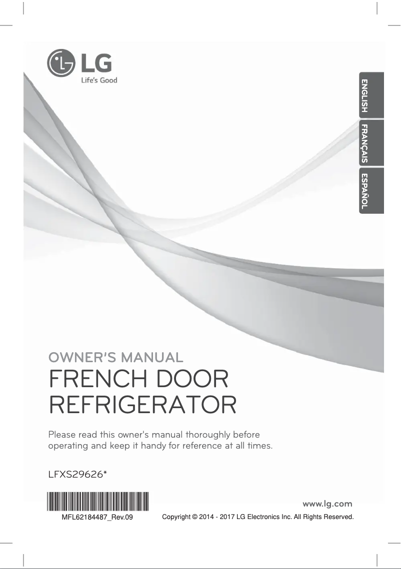 Página nº 1 - Manual de usuario LG LFXS29626W
