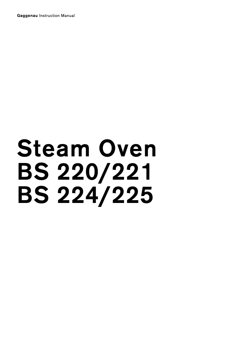 Imagen de la primera página del manual del dispositivo BS 220-130