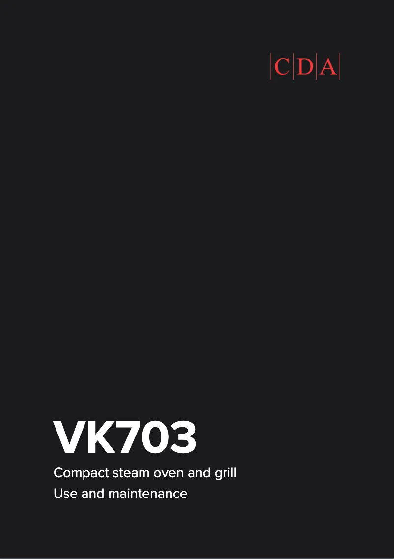 Imagen de la primera página del manual del dispositivo VK703SS