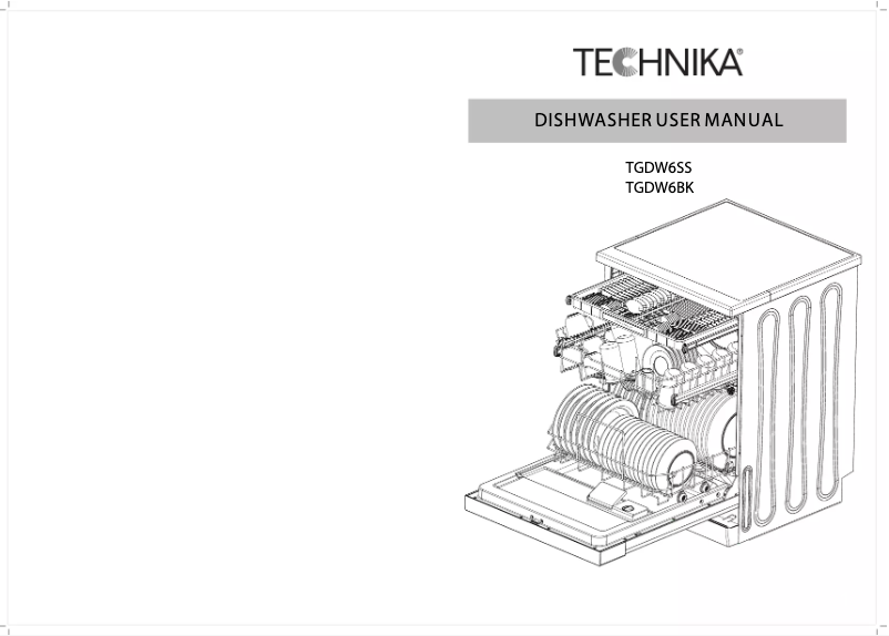 Imagen de la primera página del manual del dispositivo TGDW6BK