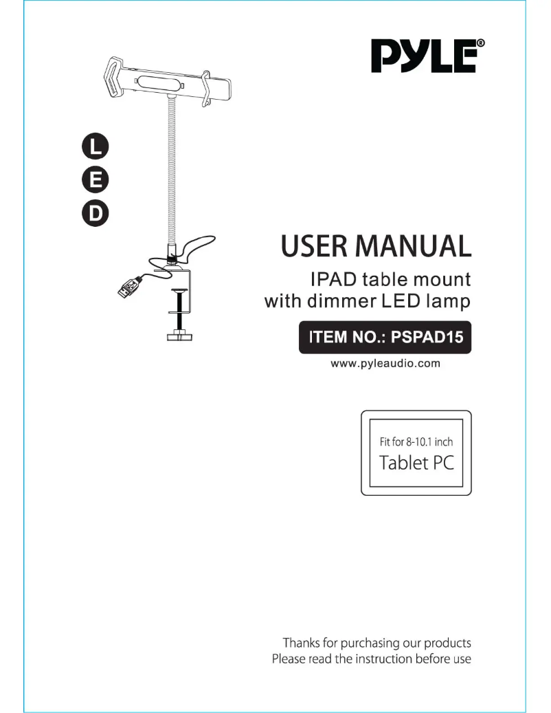 Imagen de la primera página del manual del dispositivo PSPAD15