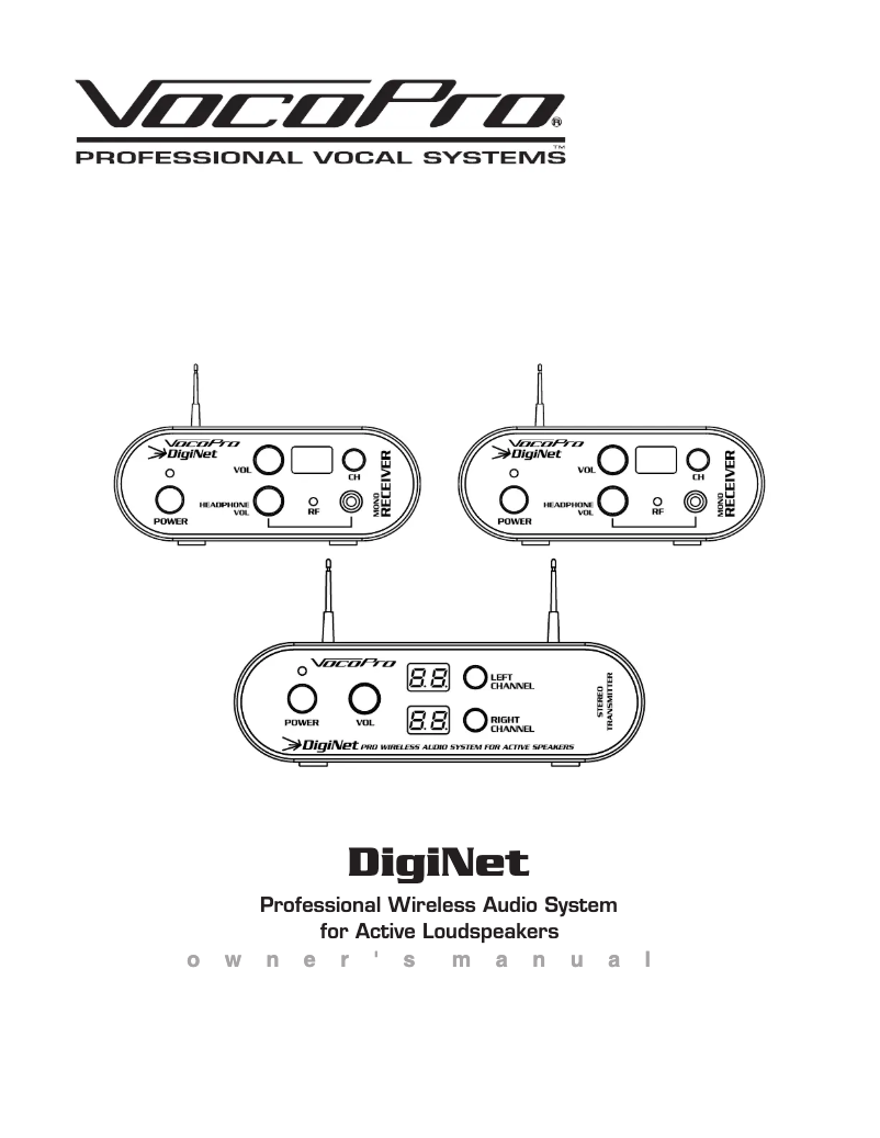 Imagen de la primera página del manual del dispositivo DigiNet