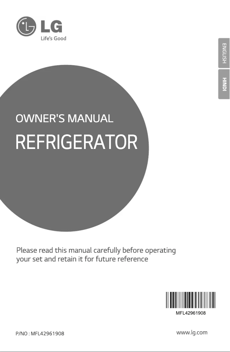 Imagen de la primera página del manual del dispositivo GL-B205KSPN