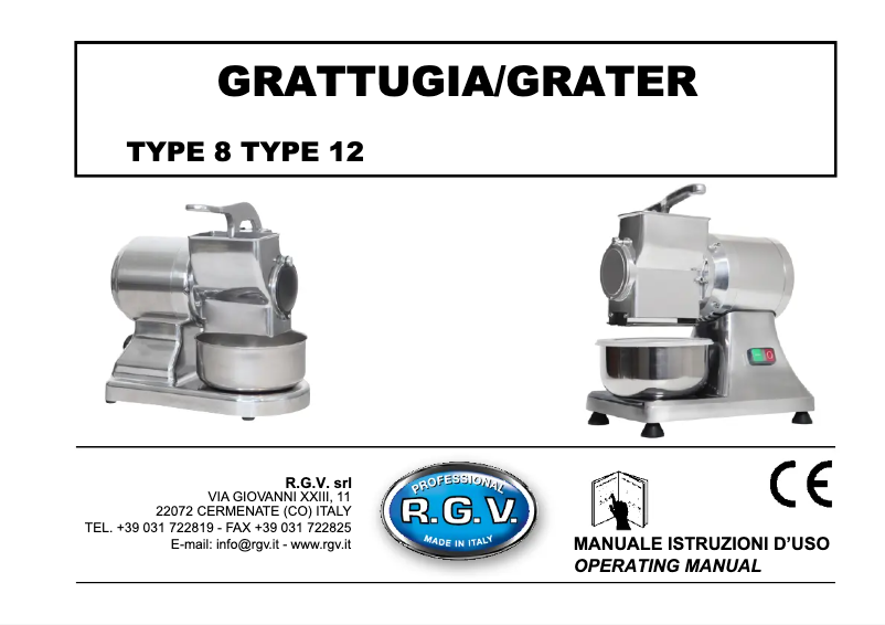 Imagen de la primera página del manual del dispositivo Maxi Vip 12 G/S
