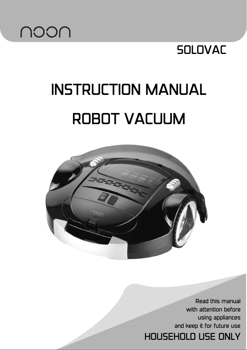 Imagen de la primera página del manual del dispositivo SOLOVAC