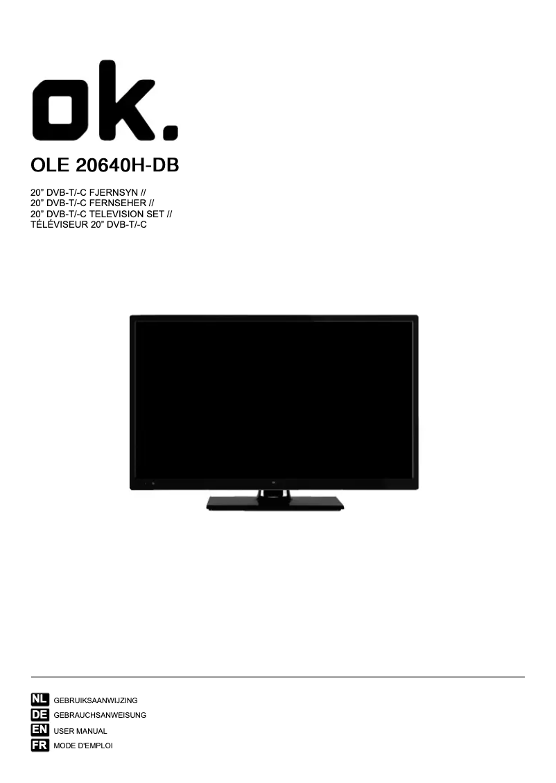 Página nº 1 - Manual de usuario OK OLE 20640H-DB