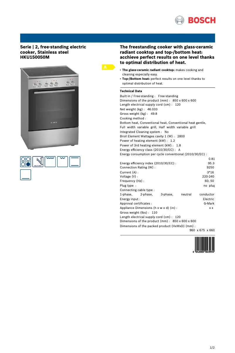 Imagen de la primera página del manual del dispositivo HKU150050M