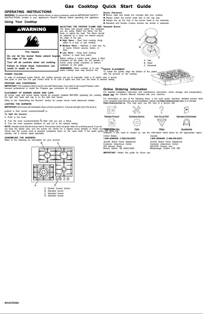 Imagen de la primera página del manual del dispositivo JGCK424PS
