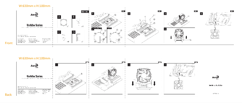 Página 1 del manual Manual de usuario AeroCool Verkho 2 Plus