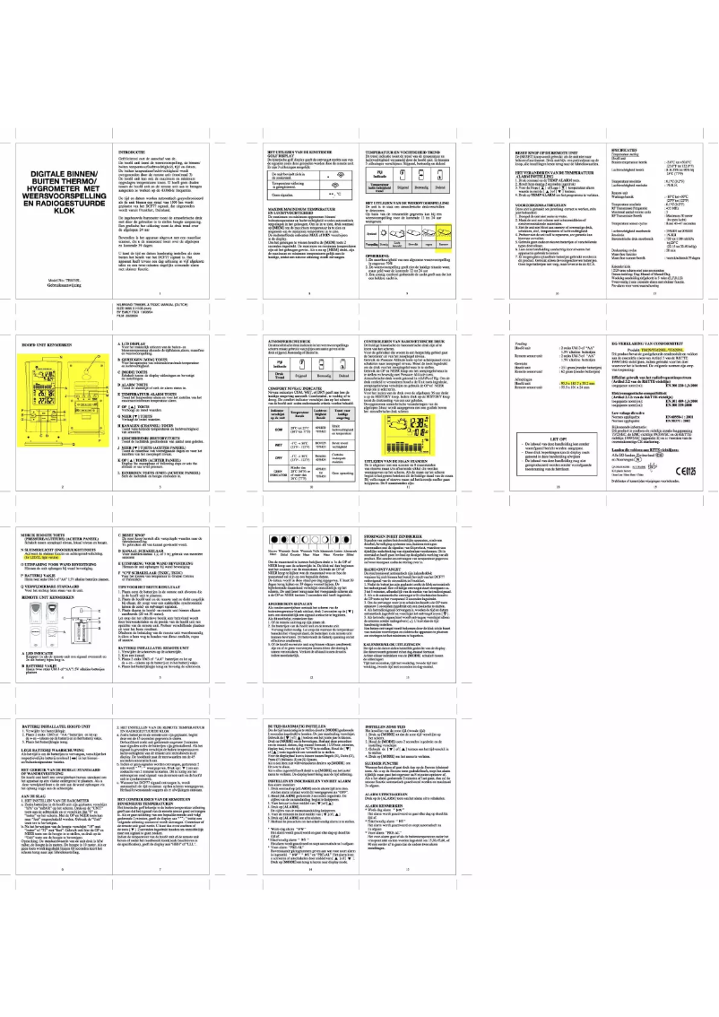 Página nº 1 - Manual de usuario Cresta WX-750M