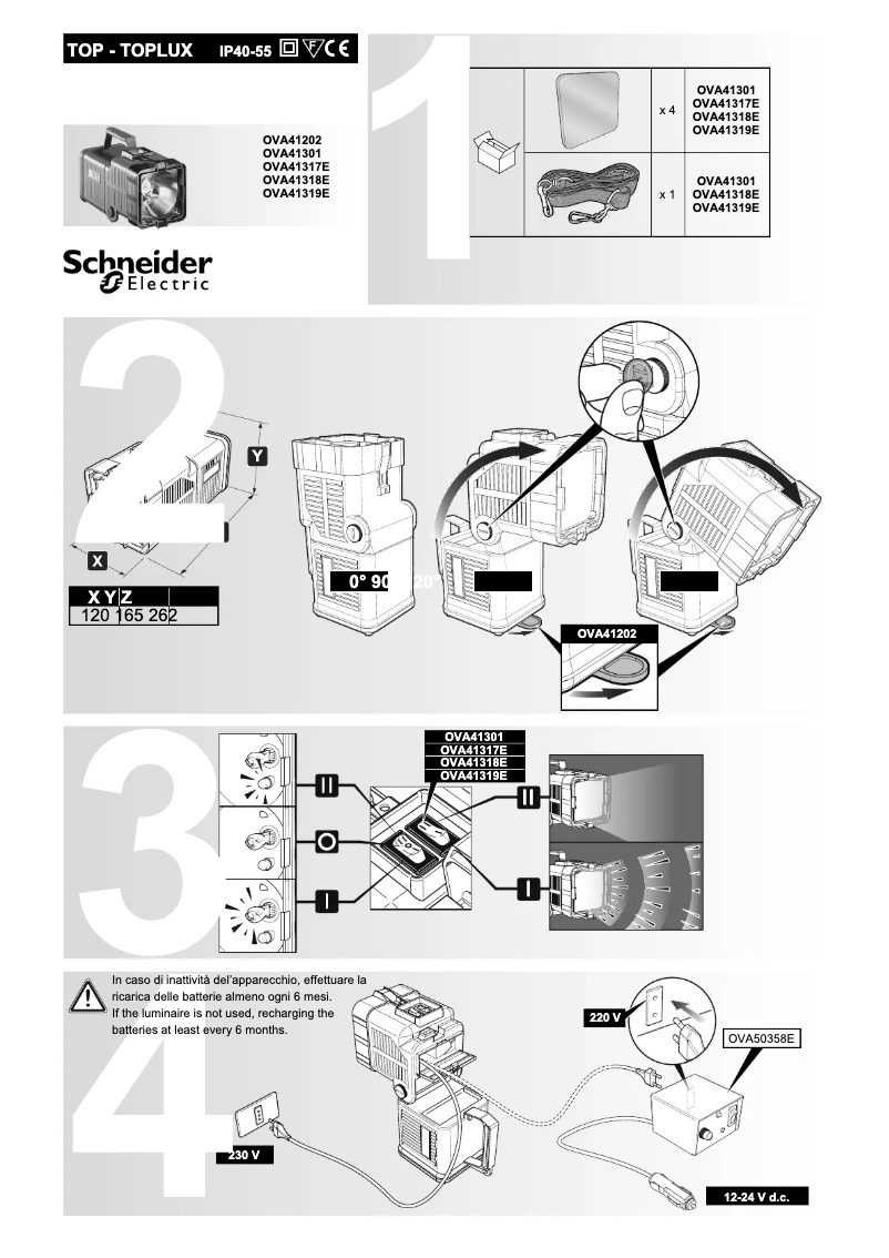 Página 1 del manual Manual de usuario Schneider OVA41317E