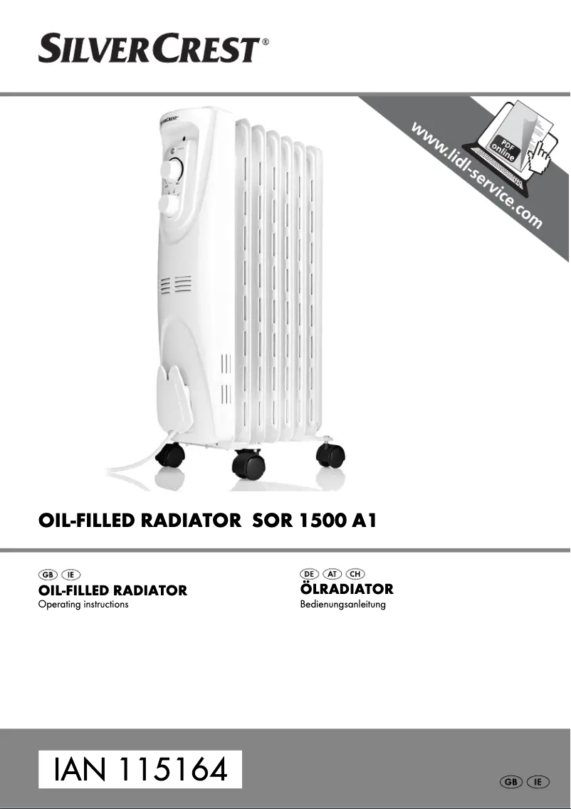 Página nº 1 - Manual de usuario SilverCrest SOR 1500 A1