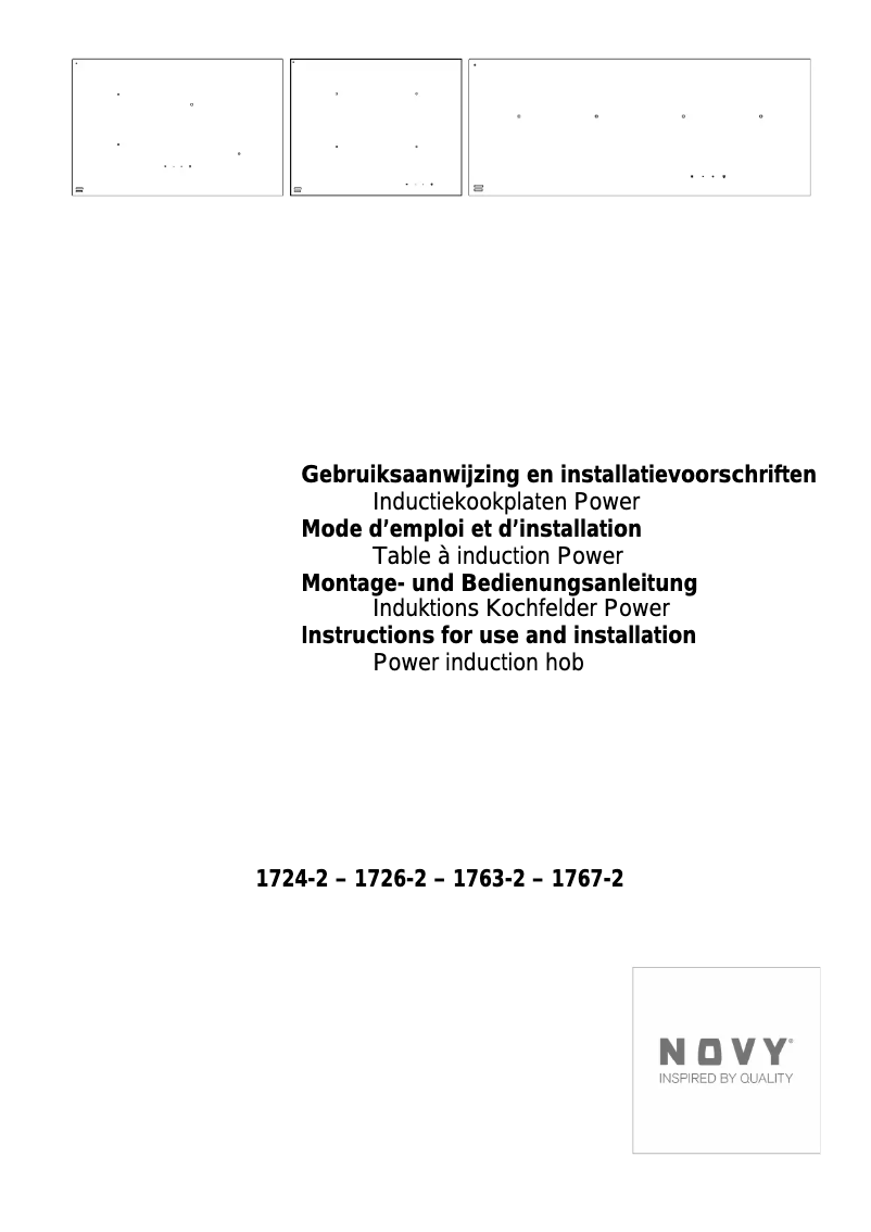 Página 1 del manual Manual de usuario Novy Power 1726