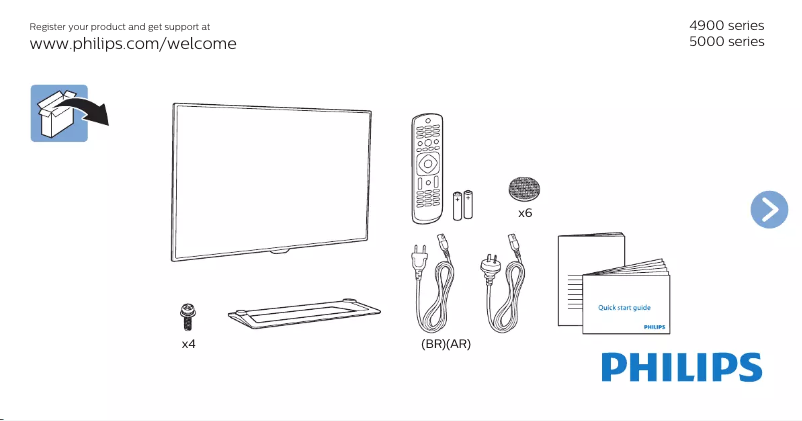 Página 1 del manual Manual de usuario Philips 43PFG5000