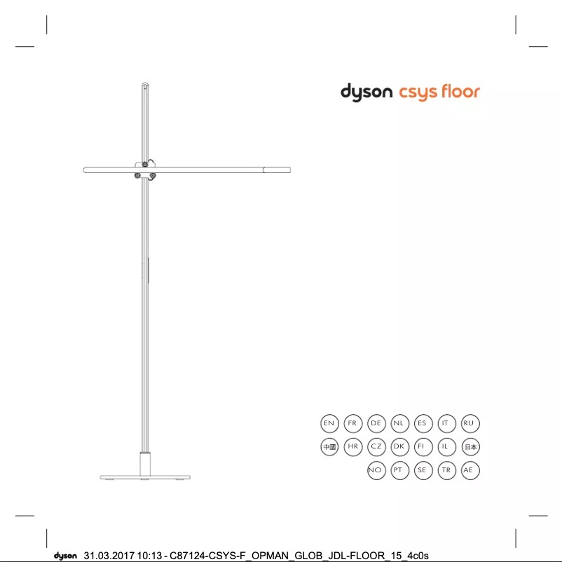 Página 1 del manual Manual de usuario Dyson Csys Floor