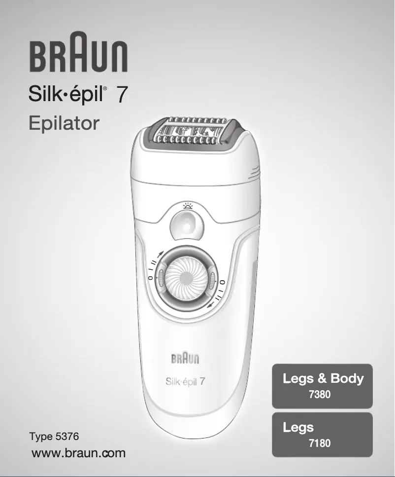 Página nº 1 - Manual de usuario Braun 7185 Silk-épil 7