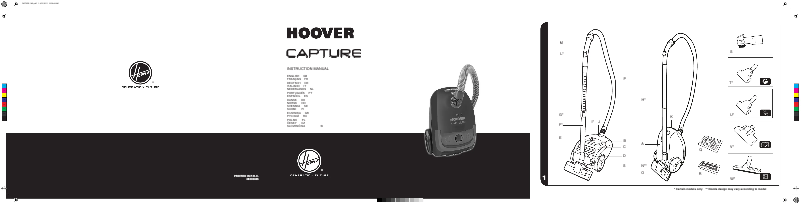 Página 1 del manual Manual de usuario Hoover Capture TCP 1805