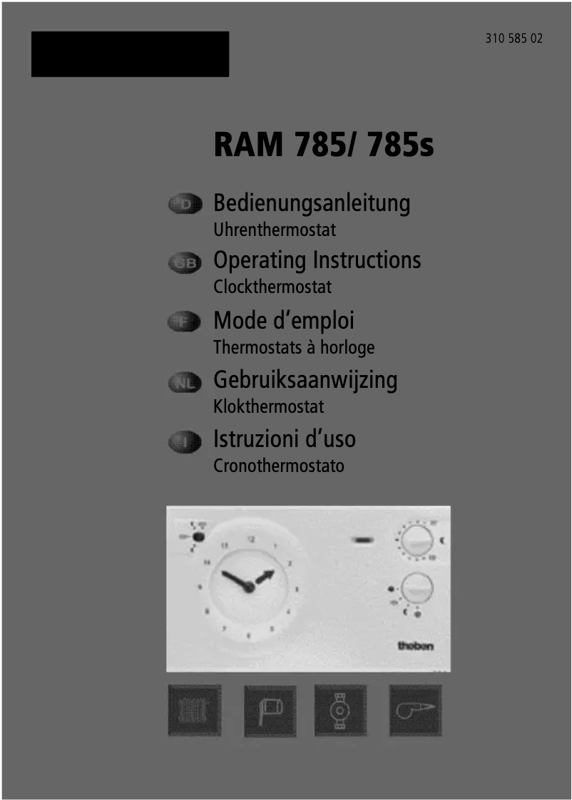 Imagen de la primera página del manual del dispositivo RAM 785 S