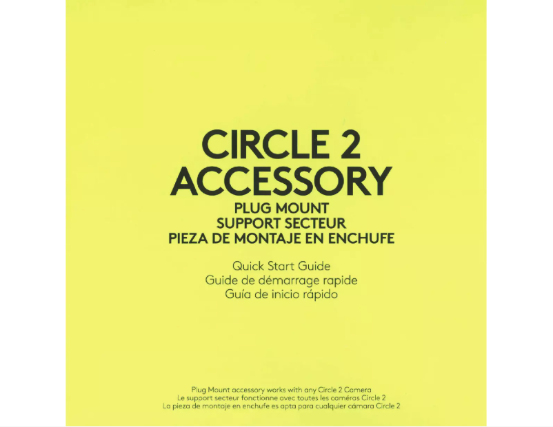 Página 1 del manual Manual de usuario Logitech Circle 2 Plug Mount