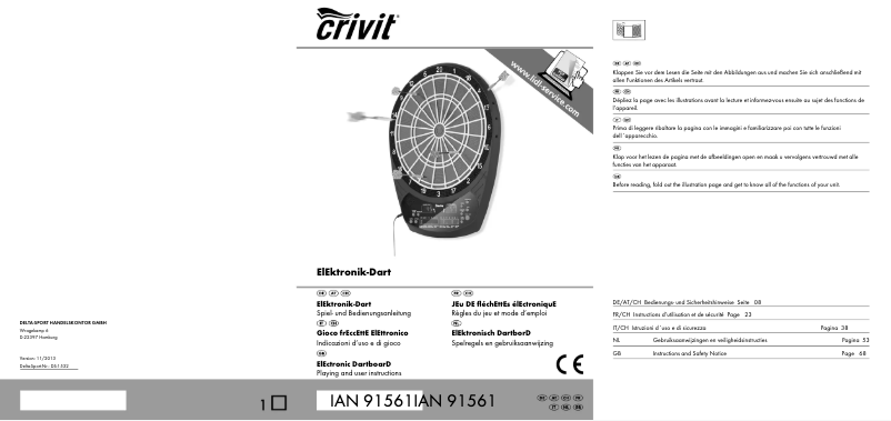 Imagen de la primera página del manual del dispositivo IAN 91561