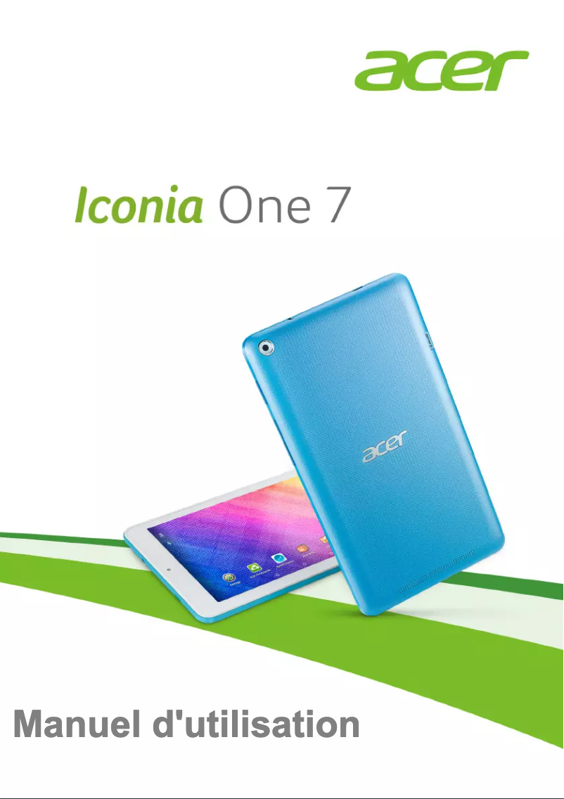 Página nº 1 - Manual de usuario Acer Iconia One 7