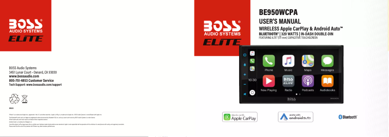 Imagen de la primera página del manual del dispositivo BE950WCPA