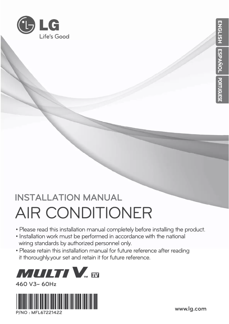 Página nº 1 - Manual de usuario LG ARUV180DTS4