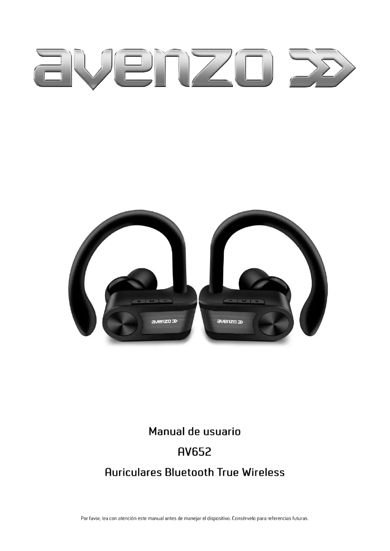 Página 1 del manual Manual de usuario Avenzo AV652