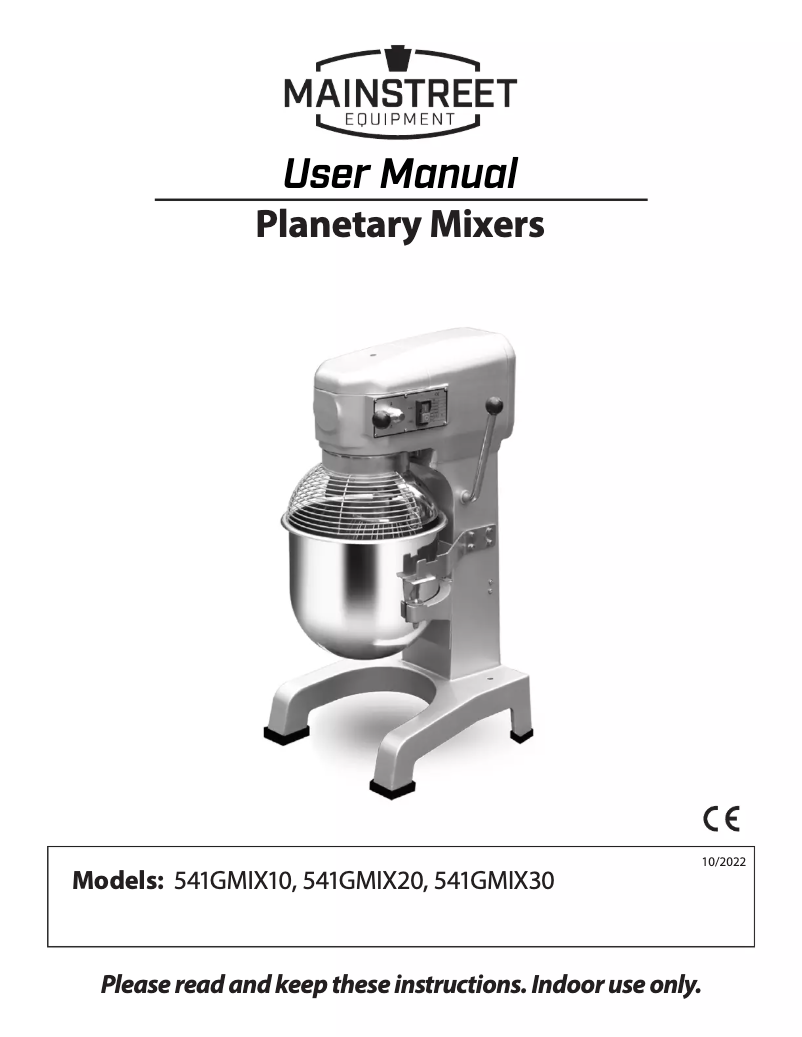 Imagen de la primera página del manual del dispositivo GMIX30